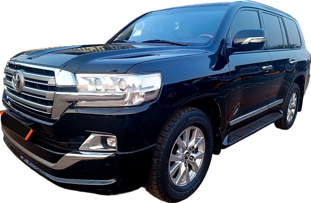 Toyota Land Cruiser noir de la flotte